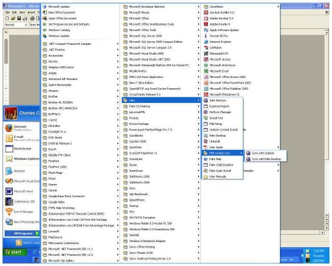 Do you have Hide Private Memos Checked in Palm Desktop?