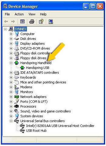 Windows XP – Advanced HotSync Troubleshooting